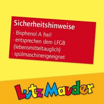 Lutz Mauder Brotdose und Trinkflasche Feuerwehr Benny Brandmeister 400ml Lunchbox Geschenkset Kiga und Schule Kinder