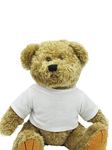 Gute Besserung Kuscheltier Bär Teddy mit Wunschname personalisiert | Flauschiger Tröster für kranke Kinder bei Krankenhausbesuch, Arztbesuch, chronischer Krankheit. Gute Besserung Geschenk Wunschname