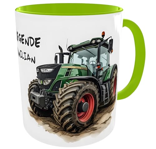 Kilala Traktortasse Dorflegende Trecker mit Wunschname Traktor Geschenk Kaffeebecher Bauern