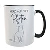 Personalisierte Katzen Tasse mit Spruch - Katzentasse - Cat Mug Geschenk Katzenliebhaber Katzenhalter