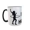 Tasse Hula Hoop Erwachsene Geschenkidee lustiger Spruch Bürotasse Henkelbecher