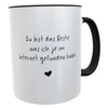 Tasse Du Bist das Beste Geschenk zum Valentinstag für Online-Paare inkl. Geschenkverpackung