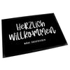 Freche Fußmatte Spruch Herzlich Willkommen wäre übertrieben 50 x 35cm Fußabtreter Terrassentür-Matte