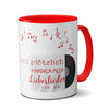 personalisierte Kaffeetasse Geschenk zum Valentinstag Liebeslied romantische Tasse