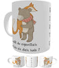 Namens-Tasse Weißt du eigentlich wie lieb ich dich hab Bär und Fuchs Kakaotasse Kaffee-Tasse