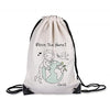 Kilala Sportbeutel love the planet Junge mit Namen Friedenstaube Rucksack Demobeutel Tasche Turnbeutel