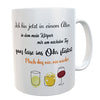 Lustige Tasse Kater fürs Büro Kaffeebecher Teetasse Katertasse mit Spruch Montag morgen Geschenk Kollegin beste Freundin - Spülmaschinenfest