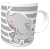 Kindertasse Elefant Eli Love emmapünktchen mit Wunschname inkl. Geschenkverpackung