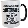 kila Lustige Tasse sexy Ossi Geschenk Geburtstag Ostdeutschland DDR Kaffee Becher Spruch inkl. Geschenk Verpackung