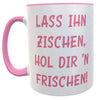 Kilala Geschenk zur Scheidung Trennung Liebeskummer Spruch Lass Ihn zischen rosa Becher inkl. Geschenkverpackung